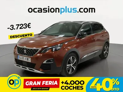 Usado Peugeot 3008 GT-line 130 CV (95 kW) 2019 Marrón SUV