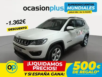 Usado Jeep Compass Longitude 120 CV (88 kW) 2019 Blanco SUV