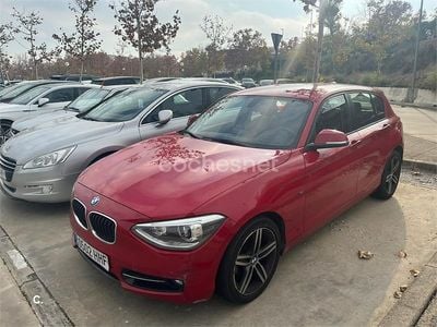 Usado BMW 116 Sport Line 136 CV (100 kW) 2011 Rojo Utilitario