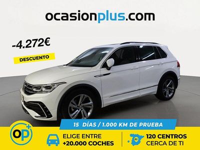 Blanco Usado 2021 VW Tiguan R-line SUV | 32.590 € (Un poco caro)