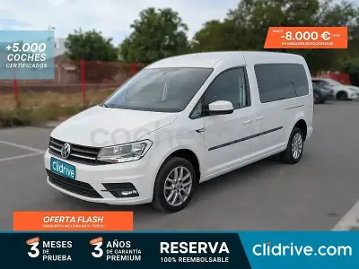 Usado VW Caddy 102 CV (75 kW) 2020 Blanco Monovolumen