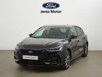 Usado Ford Focus ST-Line 125 CV (91 kW) 2022 Negro Berlina