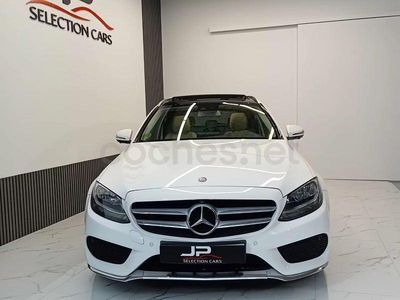 Usado Mercedes C220 AMG line 170 CV (125 kW) 2016 Blanco Familiar