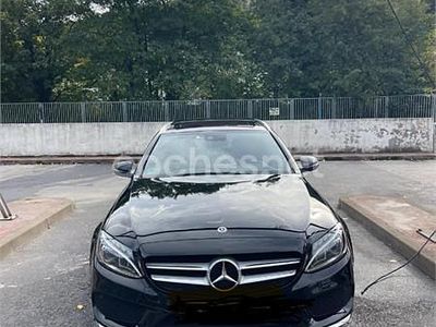 Usado Mercedes C250 AMG line 204 CV (150 kW) 2017 Negro Familiar