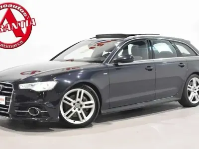 Usado Audi A6 S-Line 272 CV (200 kW) 2016 Azul Familiar