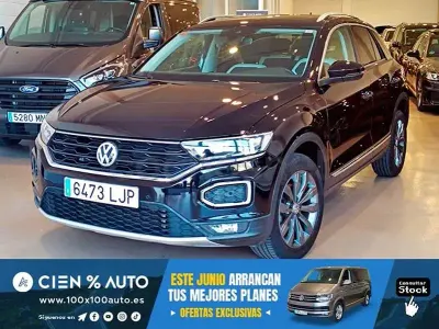 Usado VW T-Roc Sportline 150 CV (110 kW) 2020 Negro SUV