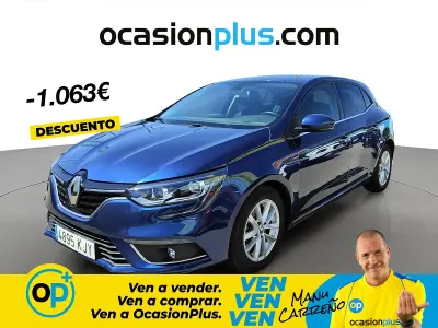 Usado Renault Mégane Intens 100 CV (73 kW) 2018 Azul