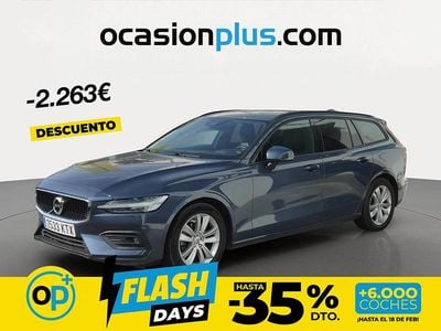 Usado Volvo V60 Momentum 190 CV (139 kW) 2019 Azul Familiar