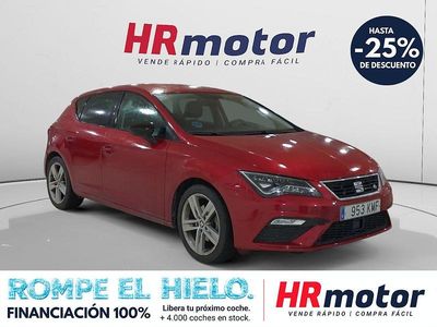 Usado Seat Leon FR 125 CV (91 kW) 2018 Rojo Berlina