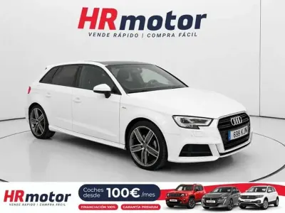 Usado Audi A3 Sportback S-Line 150 CV (110 kW) 2018 Blanco Utilitario