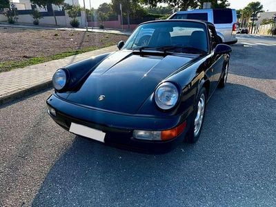 Negro Usado 1991 Porsche 911 Carrera Cabriolet Descapotable | 79.995 €