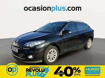 Usado Renault Mégane GrandTour Dynamique 116 CV (85 kW) 2012 Negro Familiar