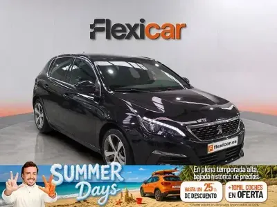 Usado Peugeot 308 GT 131 CV (96 kW) 2021 Negro Utilitario