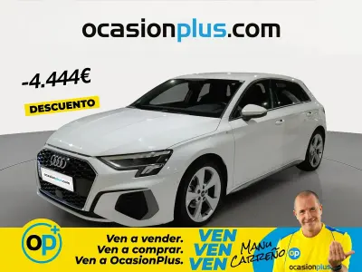Usado Audi A3 S-Line 150 CV (110 kW) 2023 Blanco Berlina