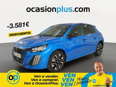 Usado Peugeot 208 Allure 100 CV (73 kW) 2025 Azul Utilitario