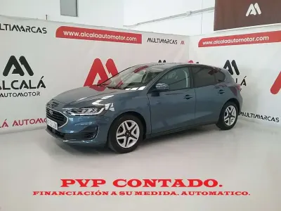Usado Ford Focus Trend+ 120 CV (88 kW) 2022 Azul Utilitario