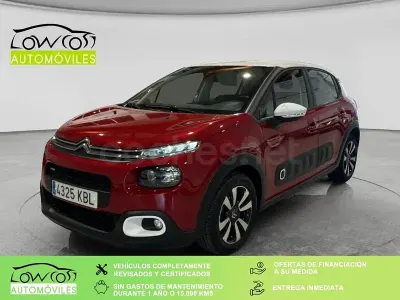 Usado Citroën C3 Feel 110 CV (80 kW) 2017 Rojo Berlina