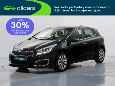 Usado Kia Ceed 100 CV (73 kW) 2018 Negro Utilitario