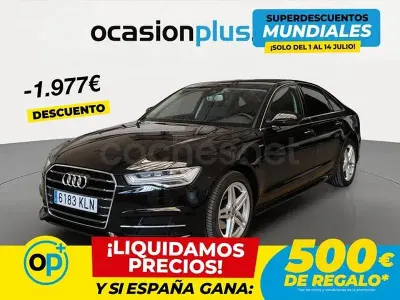 Usado Audi A6 S-Line 190 CV (139 kW) 2018 Negro Berlina