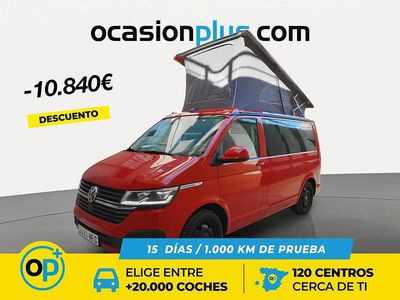 Usado VW California Beach 204 CV (150 kW) 2023 Rojo Van