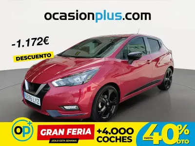 Usado Nissan Micra 92 CV (67 kW) 2022 Rojo Utilitario