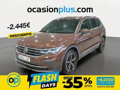 Usado VW Tiguan Life 150 CV (110 kW) 2021 Marrón SUV