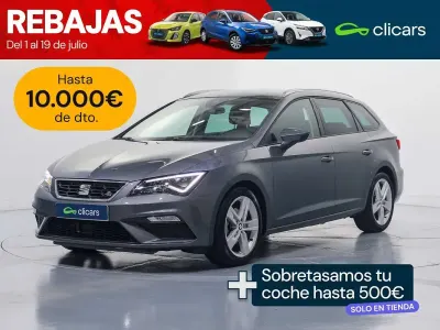 Usado Seat Leon ST FR 150 CV (110 kW) 2017 Gris Familiar