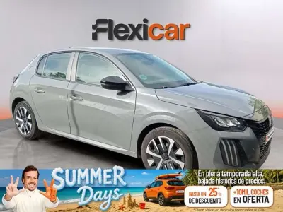 Usado Peugeot 208 Allure 102 CV (75 kW) 2024 Gris Utilitario