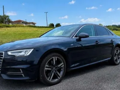 Usado Audi A4 S-Line 150 CV (110 kW) 2018 Negro Berlina