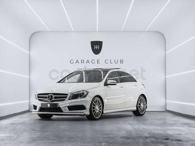 Usado Mercedes A200 AMG line 136 CV (100 kW) 2014 Blanco Berlina