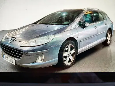 Usado Peugeot 407 Sport 136 CV (100 kW) 2008 Negro Familiar