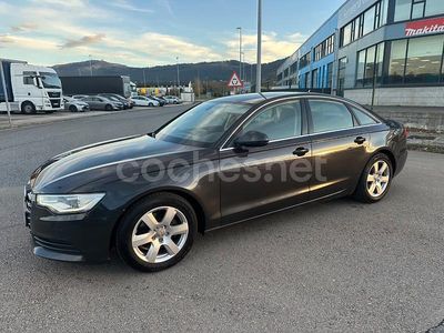 Usado Audi A6 180 CV (132 kW) 2013 Negro Berlina