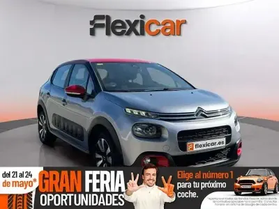 Usado Citroën C3 Feel 82 CV (60 kW) 2018 Gris Utilitario