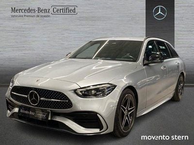 Usado Mercedes C220 200 CV (147 kW) 2022 Plata hightech Familiar