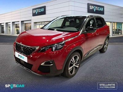 Rojo Usado 2020 Peugeot 3008 Style Monovolumen | 14.190 € (Precio justo)