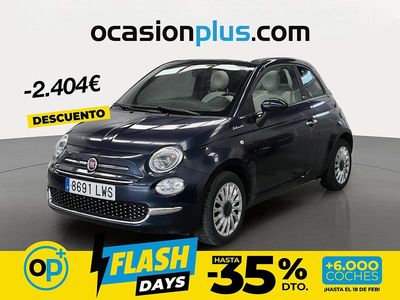 Usado Fiat 500 Dolcevita 70 CV (51 kW) 2022 Azul Descapotable