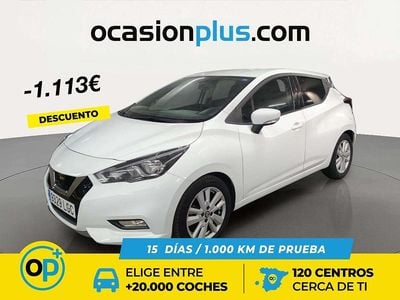 Usado Nissan Micra Acenta 100 CV (73 kW) 2020 Blanco Utilitario
