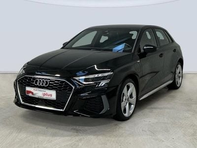 Usado Audi A3 S-Line 204 CV (150 kW) 2022 Negro Berlina