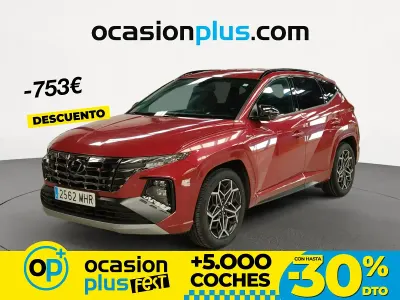 Usado Hyundai Tucson N Line 150 CV (110 kW) 2023 Rojo SUV