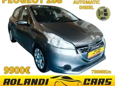 Usado Peugeot 208 Active 68 CV (50 kW) 2013 Gris Utilitario
