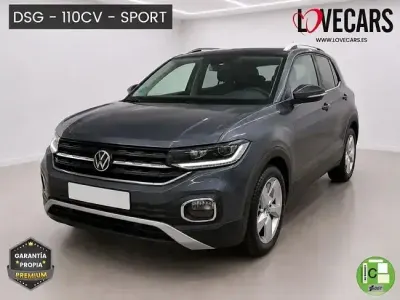 Usado VW T-Cross Sportline 110 CV (80 kW) 2022 Gris SUV