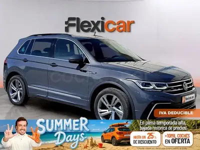 Usado VW Tiguan R-line 150 CV (110 kW) 2021 Gris / plata SUV