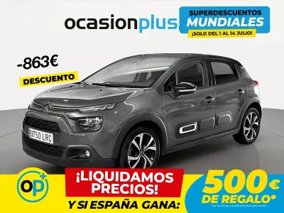Usado Citroën C3 PureTech 110 CV (80 kW) 2021 Gris Utilitario