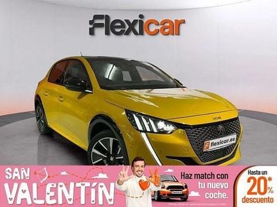 Usado Peugeot e-208 GT 100 kW (136 CV) 2022 Amarillo Utilitario