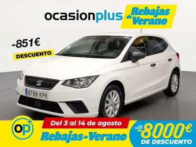 Usado Seat Ibiza Reference 95 CV (69 kW) 2018 Blanco Utilitario
