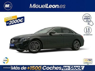 Usado Mercedes C200 160 CV (117 kW) 2021 Negro Berlina