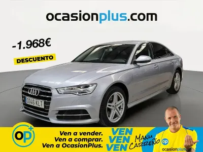 Usado Audi A6 S-Line 190 CV (139 kW) 2018 Gris Berlina