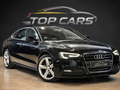 Usado Audi A5 Sportback S-Line 177 CV (130 kW) 2014 Negro Utilitario