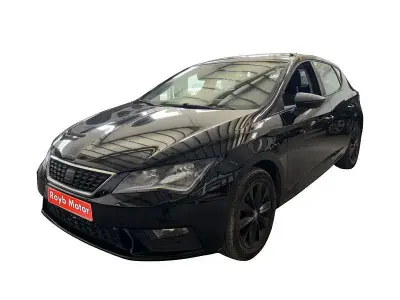 Usado Seat Leon Style 116 CV (85 kW) 2017 Negro Berlina