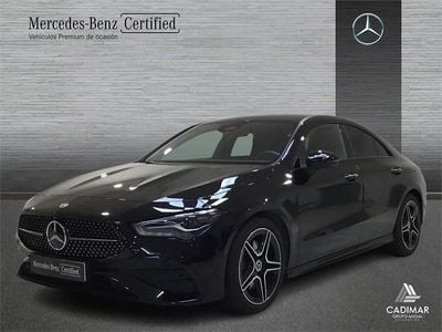Usado Mercedes CLA200 AMG line 163 CV (119 kW) 2025 Negro Berlina